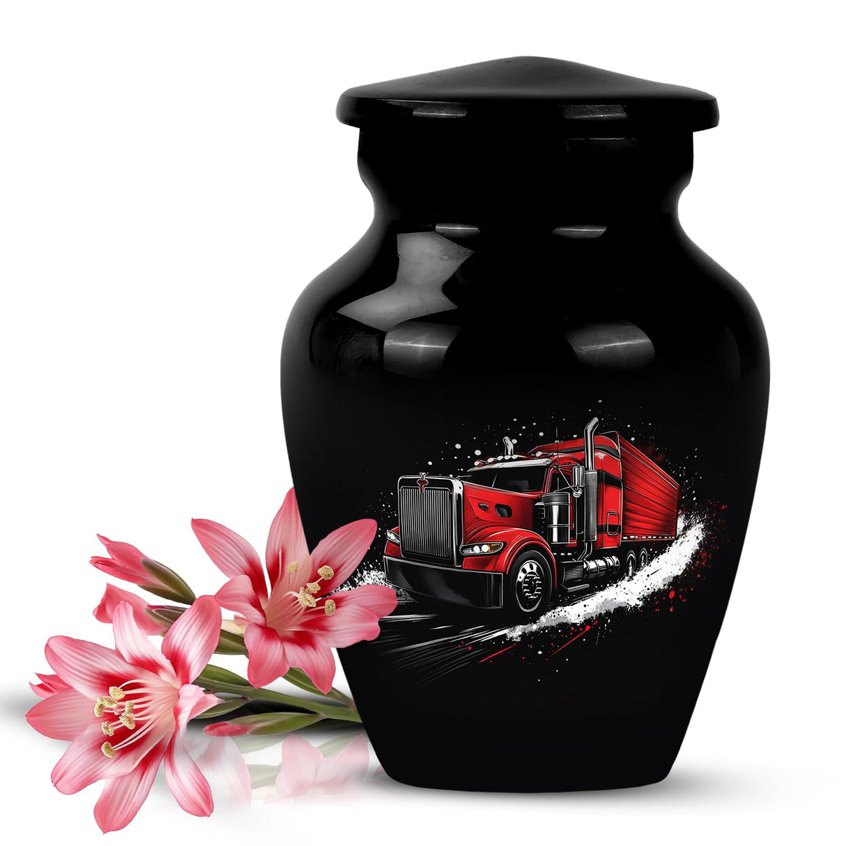 Yatskia Stained Glass Urns for Human Ashes Male & Female, Urn for Ashes Adult Male, (Pack of 1, 3 Inch)