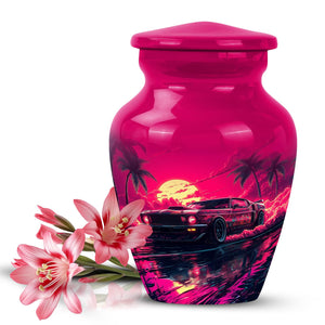 Yatskia Stained Glass Urns for Human Ashes Male & Female, Urn for Ashes Adult Male, (Pack of 1, 3 Inch)