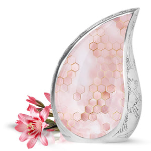 Yatskia Stained Glass Mini Urns for Human Ashes, Small Urn for Ashes Adult Male, (Pack of 1, 3 Inch)