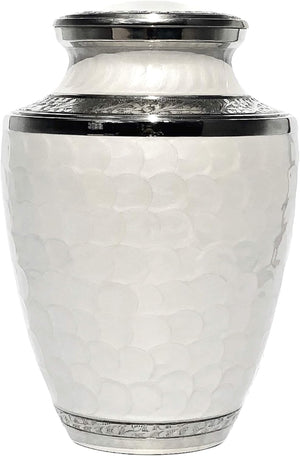 Eternal Harmony Large Urn for Ashes, Adult Male & Female Cremation Urn for Human Ashes with Elegant Finishes, Secure Seal & Velvet Bag, Funeral Vase for Men & Women Up to 200 lbs