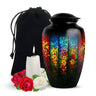 Yatskia Stained Glass Urns for Human Ashes Male & Female, Urn for Ashes Adult Male, (Pack of 1, 3 Inch)