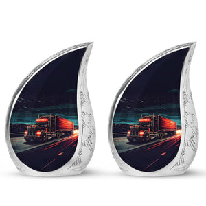 Yatskia Stained Glass Mini Urns for Human Ashes, Small Urn for Ashes Adult Male, (Pack of 1, 3 Inch)