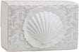 Favorite Place Biodegradable Shell Urn (Large), Eco-Friendly for Cremation or Water Burial (Metallic White K-103)