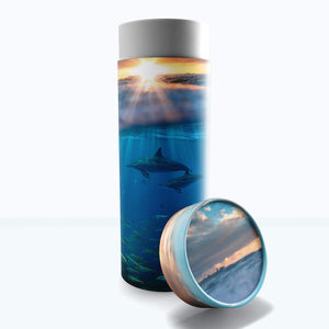 Oceanic Scattering Scattering Tubes for Human Ashes TSA Approved Scattering Urn and Eco-Friendly Biodegradable Urns for Human Ashes & Biodegradable Urn for Burial at Sea