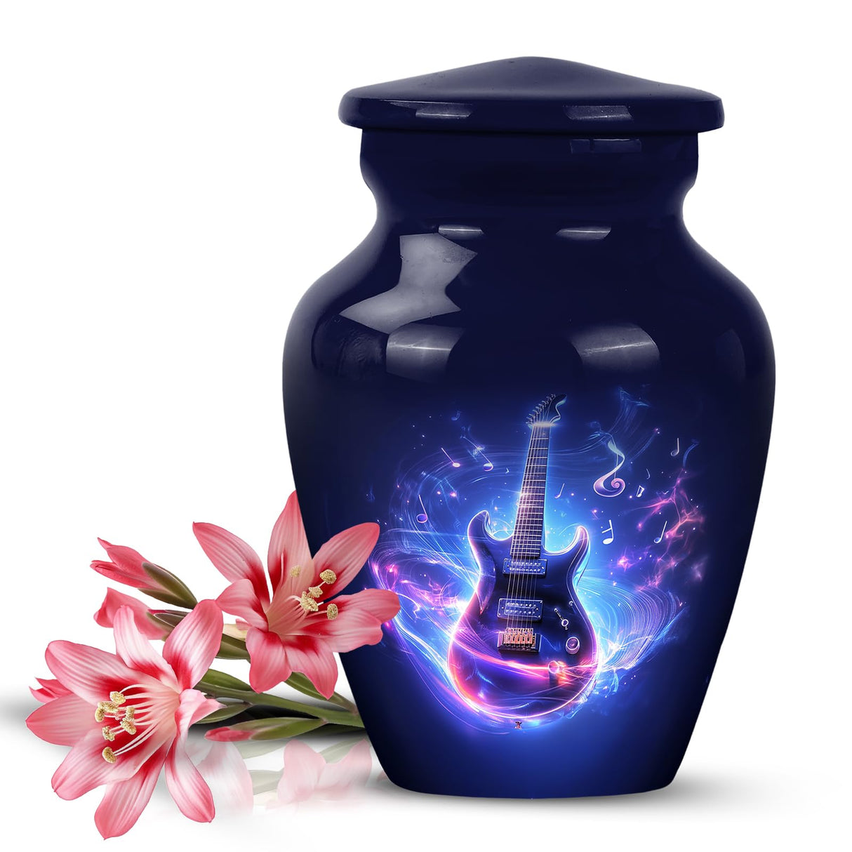 Yatskia Stained Glass Urns for Human Ashes Male & Female, Urn for Ashes Adult Male, (Pack of 1, 3 Inch)