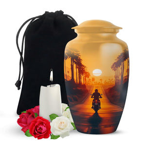 Yatskia Stained Glass Urns for Human Ashes Male & Female, Urn for Ashes Adult Male, (Pack of 1, 3 Inch)