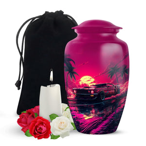 Yatskia Stained Glass Urns for Human Ashes Male & Female, Urn for Ashes Adult Male, (Pack of 1, 3 Inch)