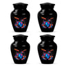 Yatskia Stained Glass Urns for Human Ashes Male & Female, Urn for Ashes Adult Male, (Pack of 1, 3 Inch)