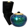 Glass Mosaic Cremation Urn for Ashes for Women - Personalized Cremation Urns for Human Ashes Adult Female Decorative Urns - Beautifully Handcrafted Glass Urn for Women