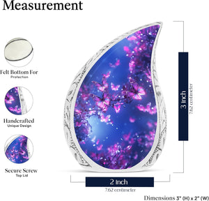 Butterfly Urns, Adult Cremation Urns - Funeral Urns for Adult Ashes Women - Urns for Cremation Ashes - Companion Urn - Cremation Urns Adult
