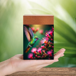 Small Urns for Ashes Keepsake, Wooden Small Cremation Urns for Male or Female Child, Pets Cat Dog, Mini Cremation Urn for Sharing Ashes,Hold 25 Cubic Inches Remains