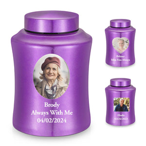 XIUDA Cremation Urns for Human Ashes Adult Male and Female, Memorial Decorative Burial Urn, Stainless Steel Angel Wings Keepsake Urn Human Ashes Up to 220 lbs