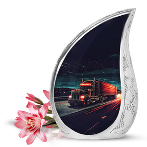 Yatskia Stained Glass Mini Urns for Human Ashes, Small Urn for Ashes Adult Male, (Pack of 1, 3 Inch)