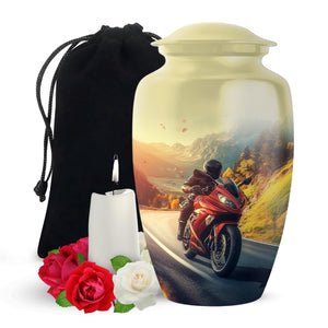 Yatskia Stained Glass Urns for Human Ashes Male & Female, Urn for Ashes Adult Male, (Pack of 1, 3 Inch)