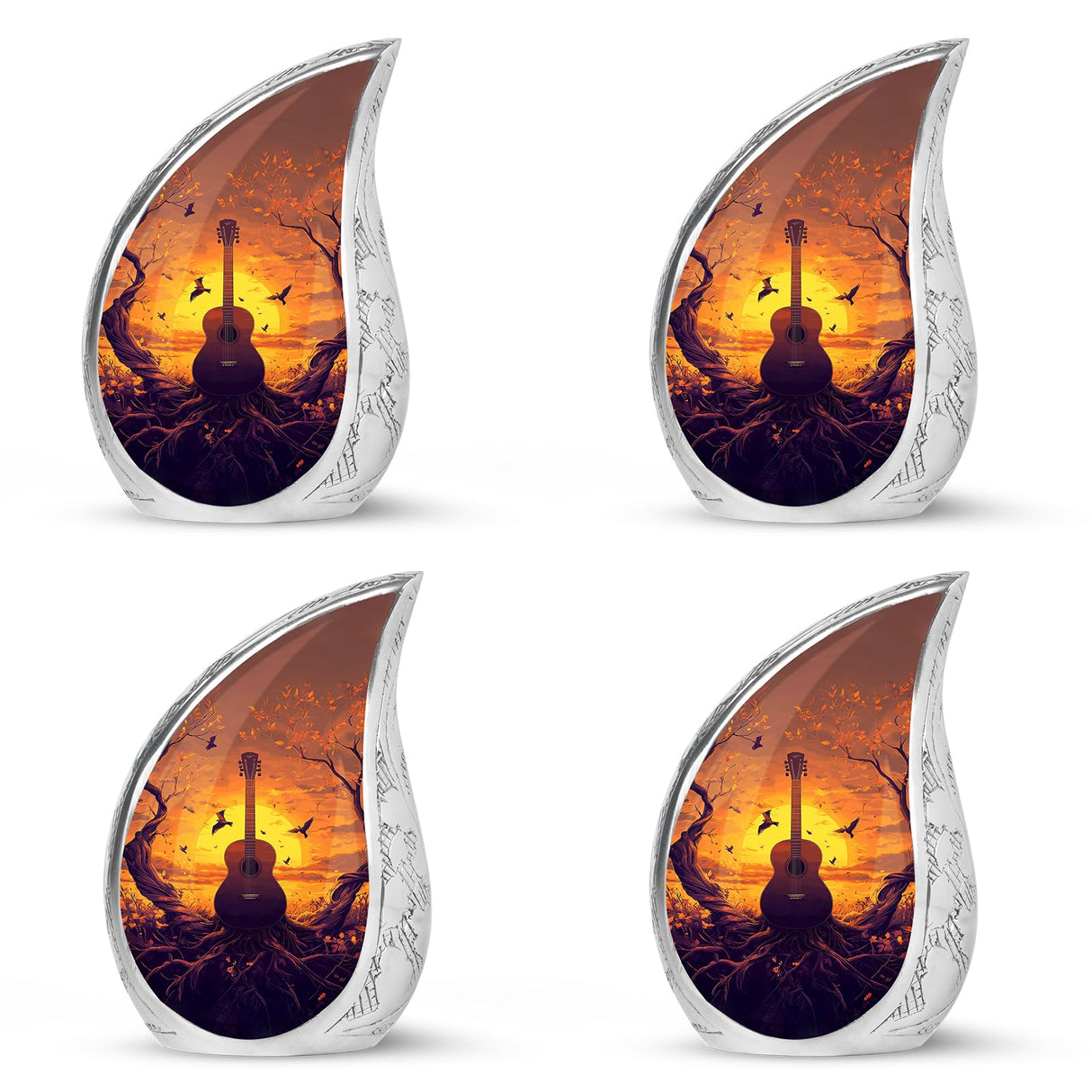 Yatskia Stained Glass Mini Urns for Human Ashes, Small Urn for Ashes Adult Male, (Pack of 1, 3 Inch)