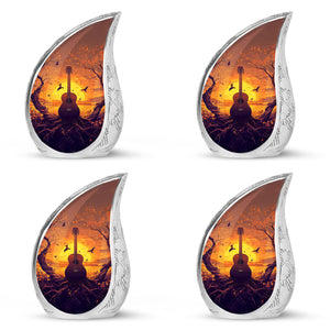 Yatskia Stained Glass Mini Urns for Human Ashes, Small Urn for Ashes Adult Male, (Pack of 1, 3 Inch)