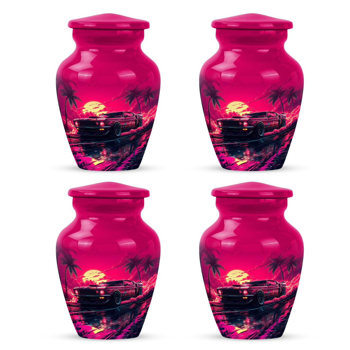 Yatskia Stained Glass Urns for Human Ashes Male & Female, Urn for Ashes Adult Male, (Pack of 1, 3 Inch)
