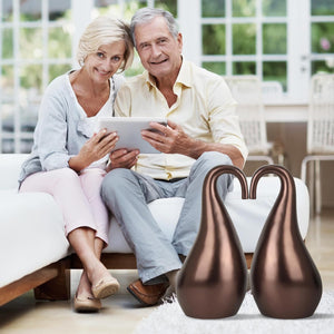 Double Urns for Human Ashes Adult Male Female,Companion Urns for Husband and Wife Together,Shape of Swan and Heart Urn for Human Ashes Adult Women Man (420 Cu/in Total)