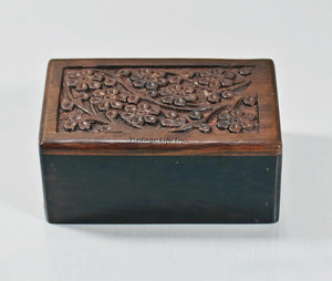 Hand Carved Wooden Cremation Urns for Human Ashes Adult & Pets, Memorial Urn Box, Keepsake for Burial/Funeral Ashes, Tree of Life Urn, Capacity 38" Cu/in (Medium 6.25 x 4.25 x 2.8 Inch)