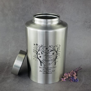 220 lbs Large Urns for Adult Male Female Ashes, Decorative Cremation Urn for Human Ashes(Tree of Love)