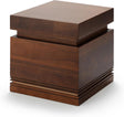 Handcrafted Walnut Wooden Urn for Human Ashes Adult, Walnut Wooden Decorative Urn for Adult Ashes Male & Female, Up to 220 Lbs
