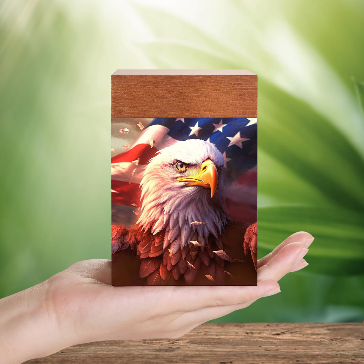 Small Urns for Ashes Keepsake, Wooden Small Cremation Urns for Male or Female Child, Pets Cat Dog, Mini Cremation Urn for Sharing Ashes,Hold 25 Cubic Inches Remains