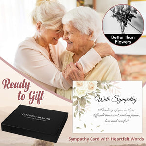 LED Shadow Box 4x6 - Memorial Picture Frame for Loss of Mother, Father, Loved One - Bereavement Gift