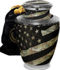 Army Cremation Urn for Ashes Adult Male - Beautifully Handcrafted Decorative Urns & Personalized Military Urns for Human Ashes Adult Man OCP