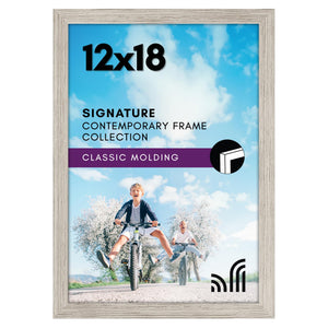 Americanflat Memorial Picture Frame with Shatter-Resistant Glass - Use as 4x6 Picture Frame with 3 Interchangeable Mats or Display 8x8 Photos without Mat - Signature Collection - Funeral Gifts - Black