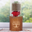 Plant Urn Wooden Tree of Life Urns with Candelabra Or Glass Planter,Small Urns for Human Ashes Keepsake,Memorial Keepsake Urn for Human Ashes,Small Cremation Earn for Adult Male Female