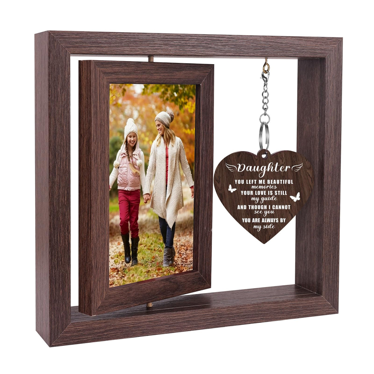 Memorial Sympathy Gifts for Loss of Loved One, Bereavement Gift for Loss of Mom Dad Memorial Picture Frame, Remembrance Condolence Funeral Sentimental In Memory of Loved One Gifts, Display Two 4x6 Photos