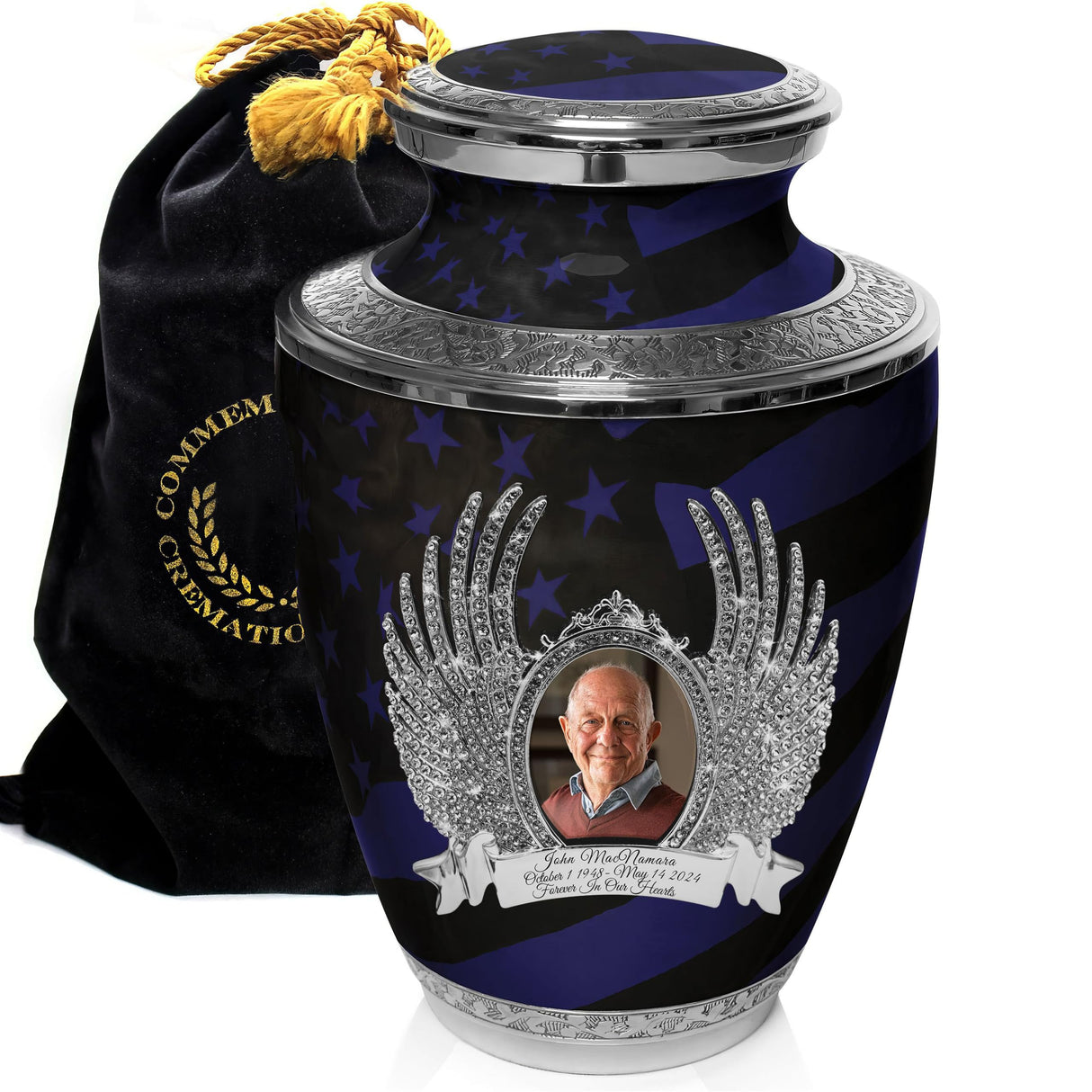 Army Cremation Urn for Ashes Adult Male - Beautifully Handcrafted Decorative Urns & Personalized Military Urns for Human Ashes Adult Man OCP