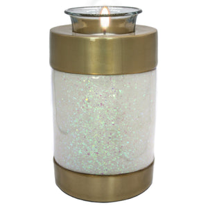 Glass Mosaic Cremation Urn for Ashes for Women - Personalized Cremation Urns for Human Ashes Adult Female Decorative Urns - Beautifully Handcrafted Glass Urn for Women