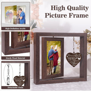 Memorial Sympathy Gifts for Loss of Loved One, Bereavement Gift for Loss of Mom Dad Memorial Picture Frame, Remembrance Condolence Funeral Sentimental In Memory of Loved One Gifts, Display Two 4x6 Photos