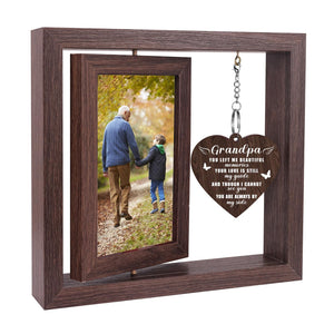 Memorial Sympathy Gifts for Loss of Loved One, Bereavement Gift for Loss of Mom Dad Memorial Picture Frame, Remembrance Condolence Funeral Sentimental In Memory of Loved One Gifts, Display Two 4x6 Photos
