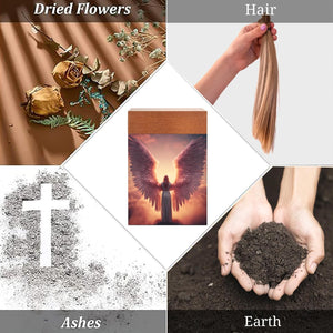 Small Urns for Ashes Keepsake, Wooden Small Cremation Urns for Male or Female Child, Pets Cat Dog, Mini Cremation Urn for Sharing Ashes,Hold 25 Cubic Inches Remains