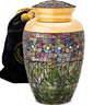 Glass Mosaic Cremation Urn for Ashes for Women - Personalized Cremation Urns for Human Ashes Adult Female Decorative Urns - Beautifully Handcrafted Glass Urn for Women
