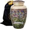 Glass Mosaic Cremation Urn for Ashes for Women - Personalized Cremation Urns for Human Ashes Adult Female Decorative Urns - Beautifully Handcrafted Glass Urn for Women