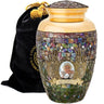 Glass Mosaic Cremation Urn for Ashes for Women - Personalized Cremation Urns for Human Ashes Adult Female Decorative Urns - Beautifully Handcrafted Glass Urn for Women