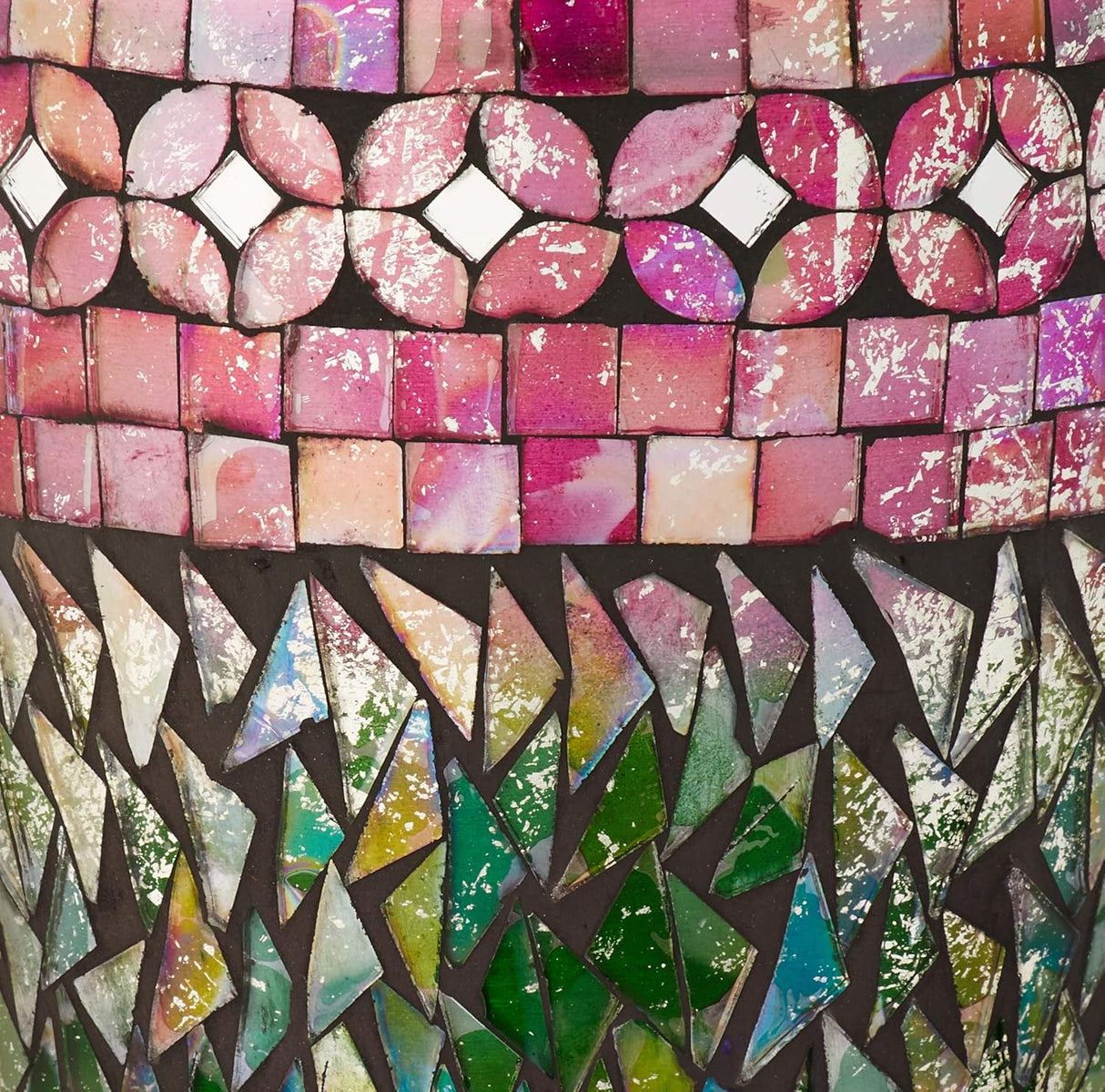 Glass Mosaic Cremation Urn for Ashes for Women - Personalized Cremation Urns for Human Ashes Adult Female Decorative Urns - Beautifully Handcrafted Glass Urn for Women