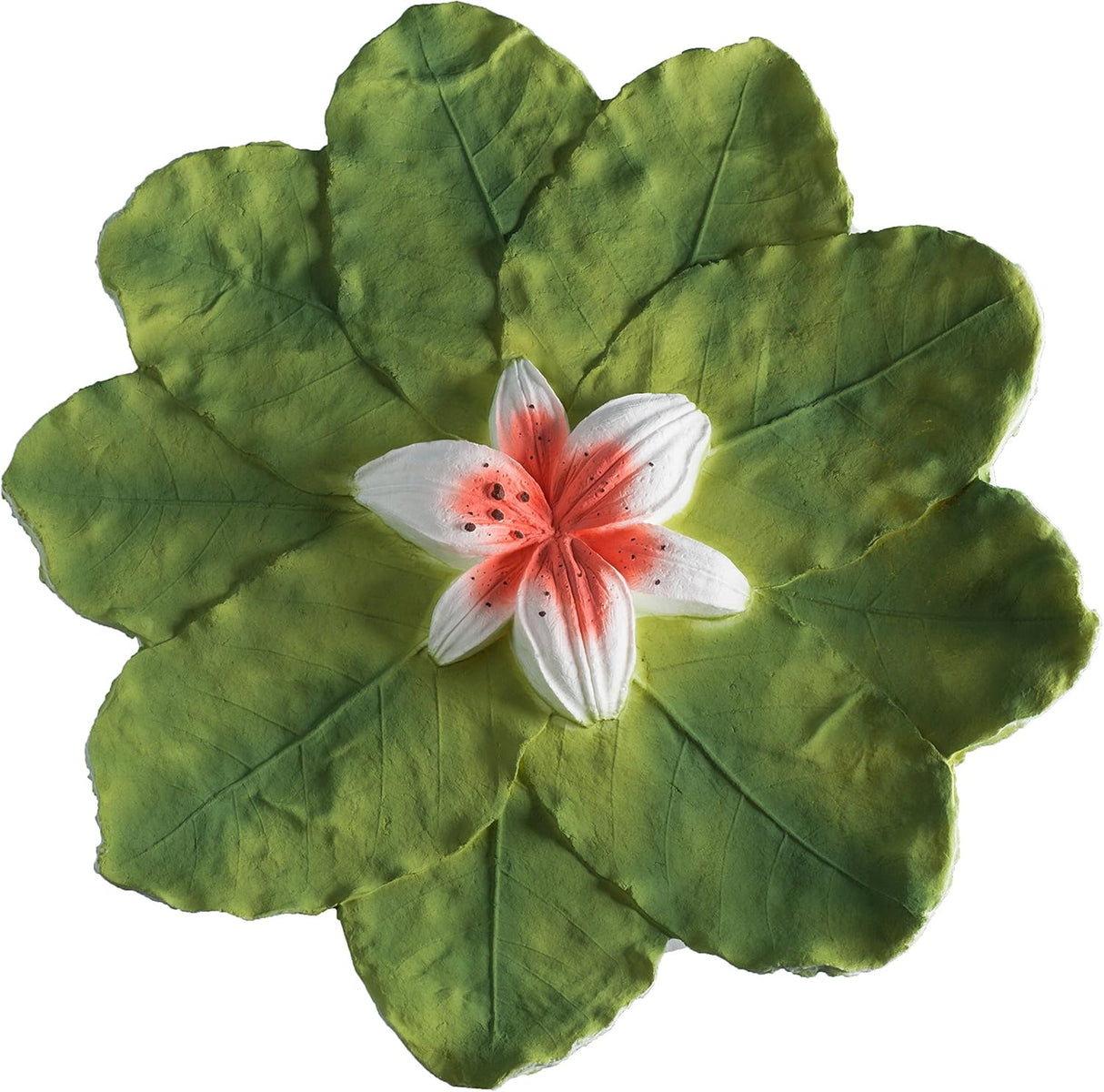 Biodegradable Urn for Human Ashes (The Lily) Water Burial, Floats in Water for Cremation, Ocean Scattering for Ashes, Adult Size W-301