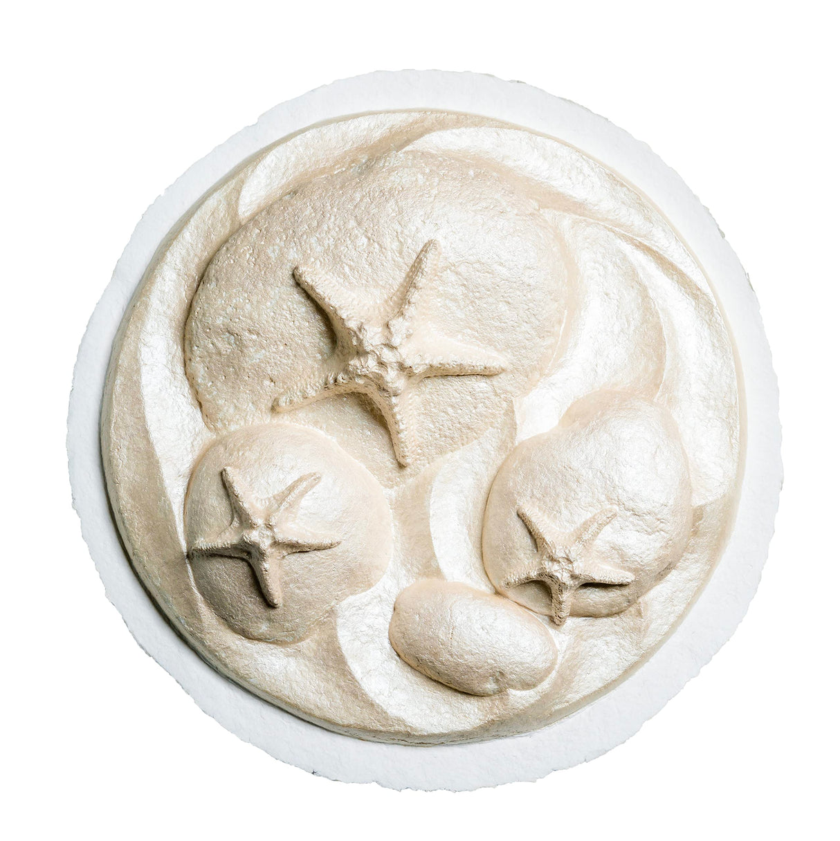 Biodegradable Urn for Human Ashes (The Lily at Peace) Burial Urn, Floats in Water, for Cremation, Ocean Scattering for Ashes, Adult Size W-302