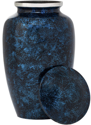 Eternal Harmony Large Urn for Ashes, Adult Male & Female Cremation Urn for Human Ashes with Elegant Finishes, Secure Seal & Velvet Bag, Funeral Vase for Men & Women Up to 200 lbs