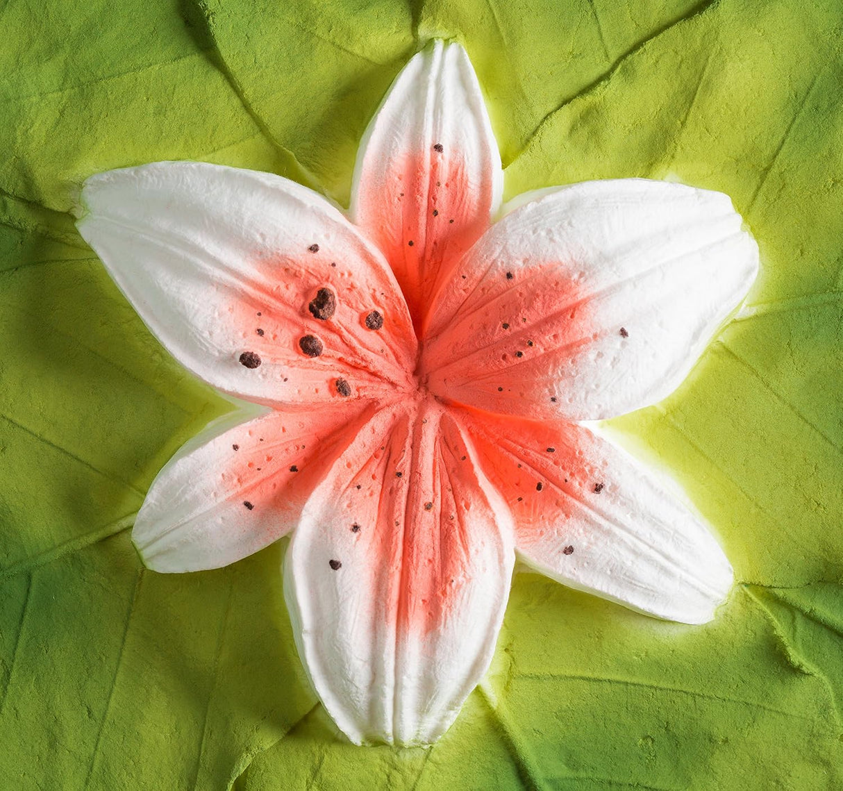 Biodegradable Urn for Human Ashes (The Lily) Water Burial, Floats in Water for Cremation, Ocean Scattering for Ashes, Adult Size W-301