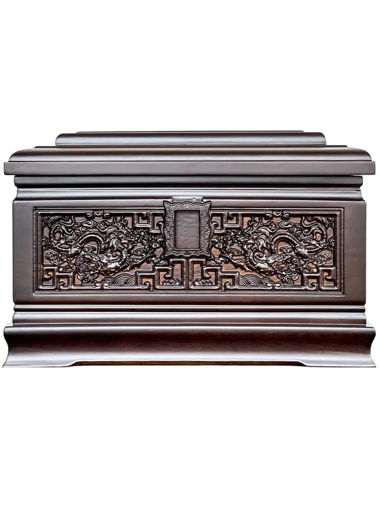 Black sandalwood Solid Wood Funeral Urn