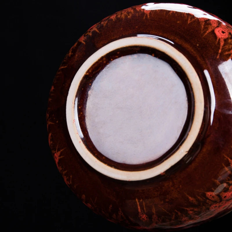 Red Porcelain Keepsake Urns for Ashes