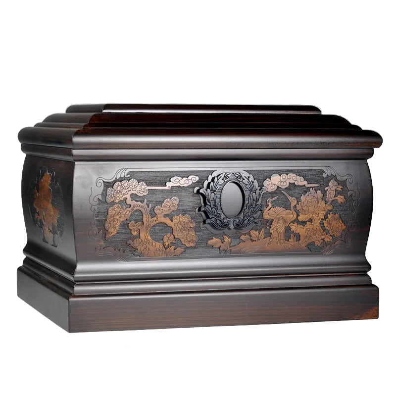 Human Cremation Wooden Ash Box