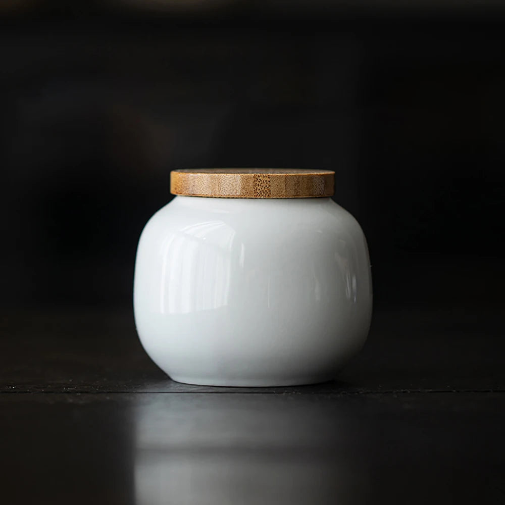 White Ceramic Pet Loss Memorial Urns