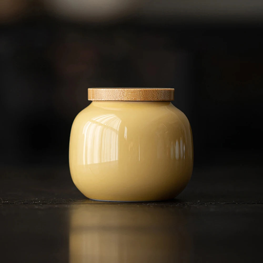 Yellow Forever Keepsake Custom Pet Urns