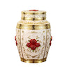 Red-Gold Elephant Rose Flower Urns